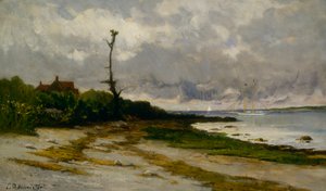 Krajina poblíž Newport, R. I., ca. 1877-1878. od Edward Mitchell Bannister