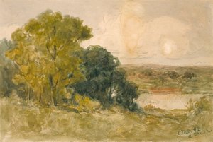 Na řece Seekonk od Edward Mitchell Bannister