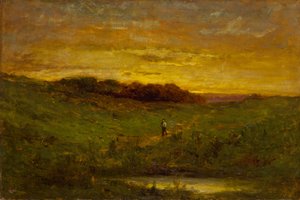 Západ slunce, 1883. od Edward Mitchell Bannister
