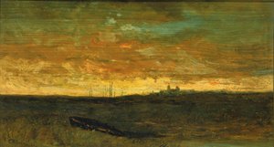 Sunset Scene, ca. 1875-1885. od Edward Mitchell Bannister