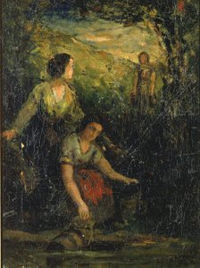 Bazén s pitnou vodou (tři ženy u vody) od Edward Mitchell Bannister