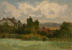 Domy a stromy bez názvu, 1898.
