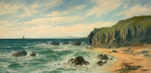 Pobřežní scéna, 1887. od Edward Moore