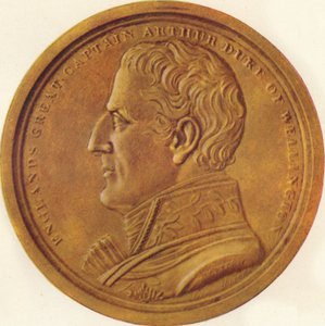 Velký kapitán Anglie Arthur Duke z Wellingtonu - Suvenýrová medaile, 1815 1910