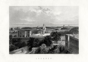 Lucknow, hlavní město státu Uttar Pradesh, Indie, 19. století