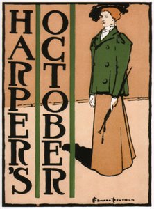 Harpers, říjen 1895 od Edward Penfield