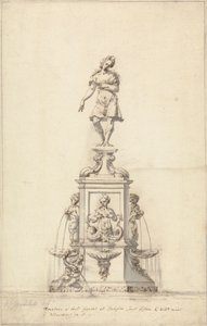 Fontána Diana, Bushy Park: Original Design od Edward Pierce