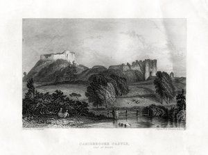 Hrad Carisbrooke, Newport, Isle of Wight, 1860