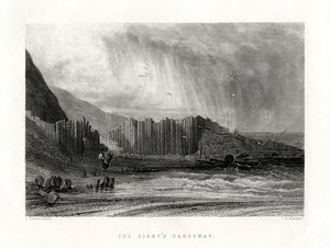 The Giants Causeway, County Antrim, Severní Irsko, 1884