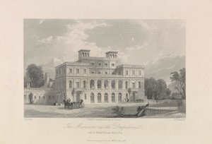 Sídlo v Deepdene. Sídlo Henry Thomas Hope, Esq.