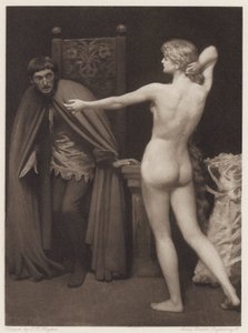 Il Pecorone: Den XVIII, Román II, Hraběnka Matilda (litho) od Edward Robert Hughes