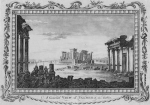 Celkový pohled na Palmira v Arábii, c1770