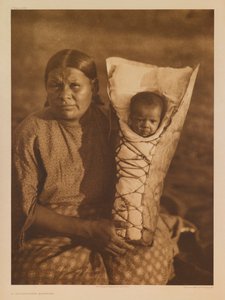 Komančská matka od Edward S. Curtis