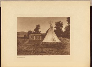 Piegan Home od Edward S. Curtis