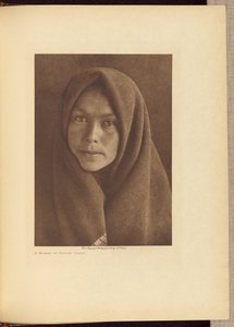Žena z Kiusty - Haida od Edward S. Curtis