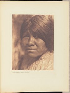 Mladá žena z Campo - Diegueño od Edward S. Curtis
