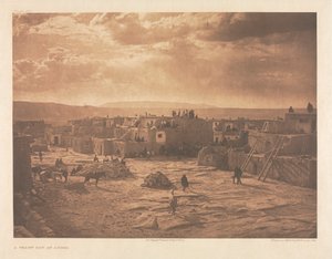 Portfolio XVI, deska 565: Svátek v Acomě od Edward S. Curtis