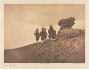 Portfolio XVI, deska 573: Vodní dívky z Acomy od Edward S. Curtis