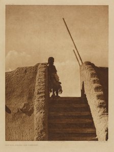 Schody Kiva – San Ildefonso od Edward S. Curtis