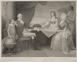 Rodina Washingtonových od Edward Savage