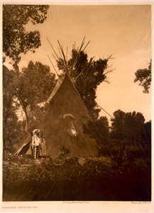 Apsaroke lék tipi od Edward Sheriff (after) Curtis