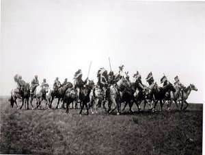 Brule War Party od Edward Sheriff Curtis