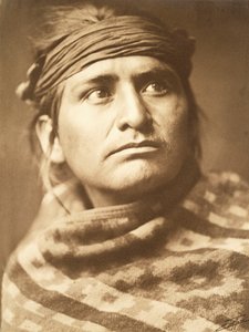 Náčelník pouště, Navaho od Edward Sheriff Curtis
