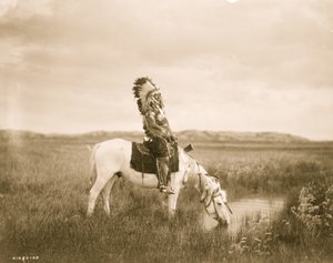 Oáza v Badlands 1905 (foto)