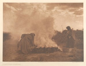 Vypalovače keramiky v Santa Claře od Edward Sheriff Curtis