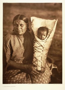 Komančská matka od Edward Sheriff Curtis