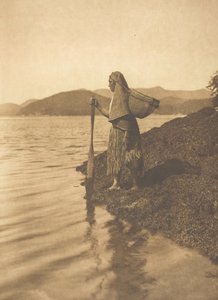 Sběratel mořských řas, 1915. od Edward Sheriff Curtis