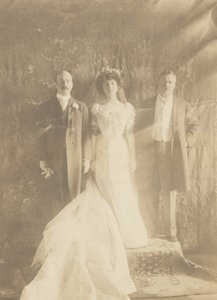 Theodore Roosevelt, Alice Roosevelt Longworthová a Nicholas Longworth od Edward Sheriff Curtis
