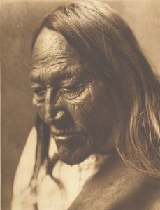 Two Strike, 1907. od Edward Sheriff Curtis