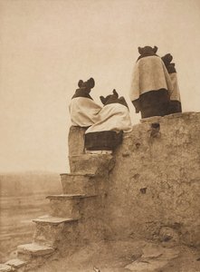 Watching the Dancers, 1906. od Edward Sheriff Curtis