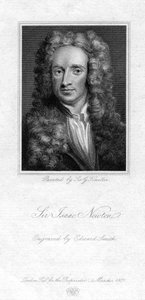 Sir Isaac Newton , anglický matematik, astronom a fyzik, 1821.