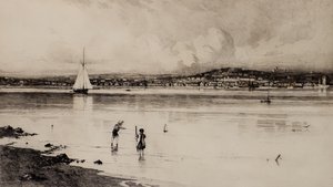 Přivezený trajekt z Tayportu (lept) od Edward Smith Hodgson