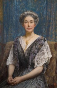 Rouva Alfred C. Oslerin muotokuva od Edward Steel Harper