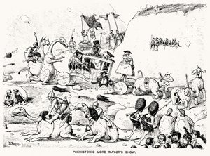 Prehistoric Lord Mayors Show, 1894 (pero a inkoust)
