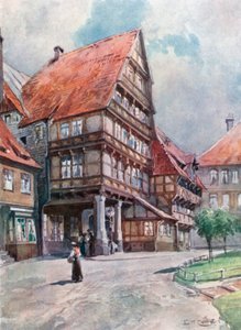 Hildesheim (barevná litografie)