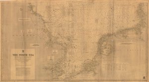 Severní moře [Southern Sheet] z nejnovějších britských a zahraničních průzkumů od Edward Weller