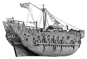 HMS Discovery od Edward William (after) Cooke