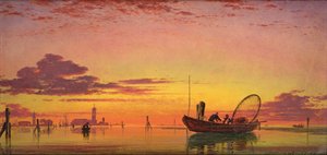 Mazzorto na laguně, Benátky, 1864