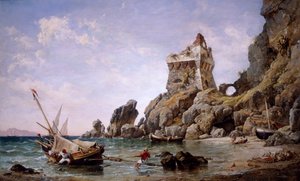 Salerno, Itálie, 1849. od Edward William Cooke