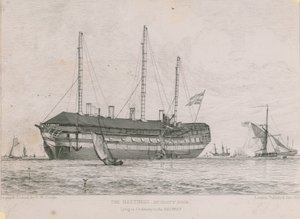 Hastings ležící v Ordinary v Medway od Edward William Cooke