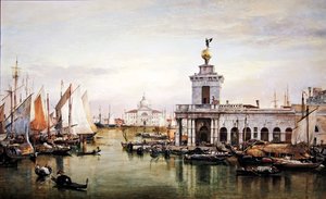 Benátky (olej na plátně) od Edward William Cooke