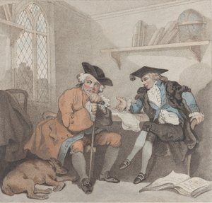 Vysokoškolská scéna aneb neplodný pokus o peněženku starých hranatých prstů, 1. srpna 1787.
