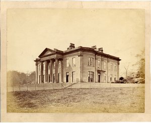 Pohled na dům Roundhay, Roundhay Park, Leeds (tisk alba) od Edward Wormald