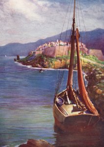 Korsika: Calvi (barva litho)