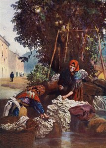 Korsika: Dámské praní prádla (barva litho)