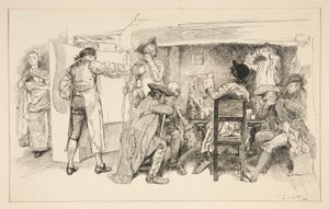 Pokoj An Ale House - od Edwin Austin Abbey